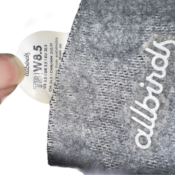 Allbirds Women's Dark Grey Black Flats size 8.5 - Picture 5 of 5